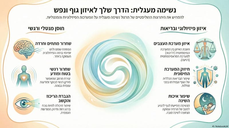 נשימה מעגלית מאזנת גוף ונפש